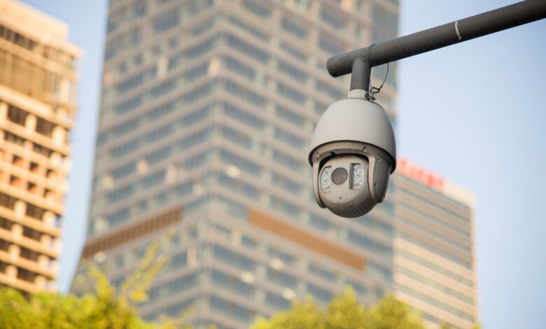 CCTV cameras at construction sites