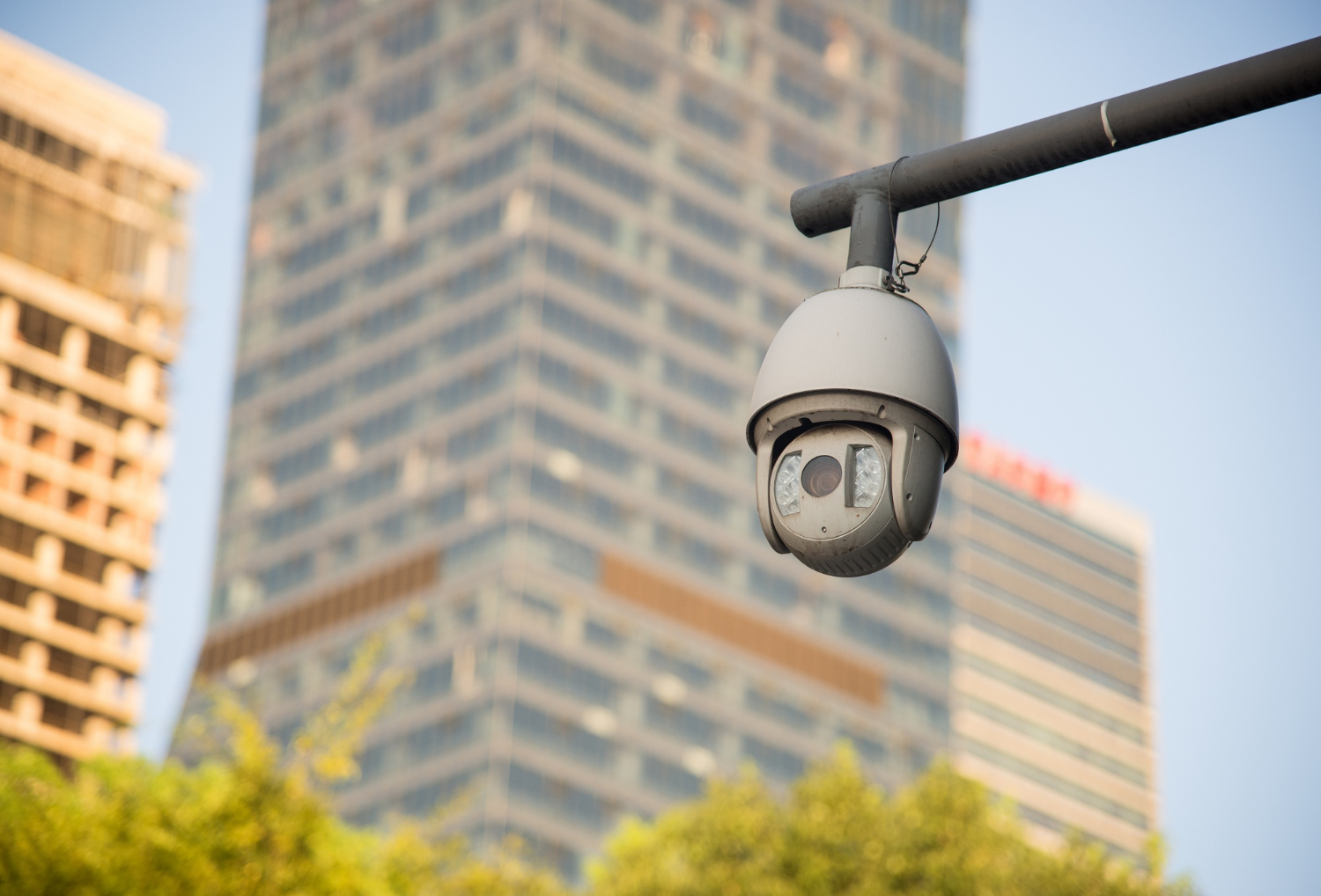 CCTV cameras at construction sites