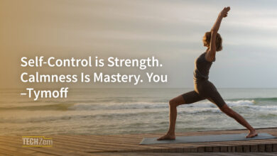 Self-Control is Strength. Calmness Is Mastery. You –Tymoff