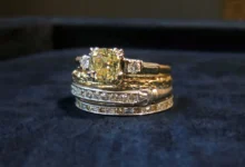 Yellow Diamond Vintage Rings