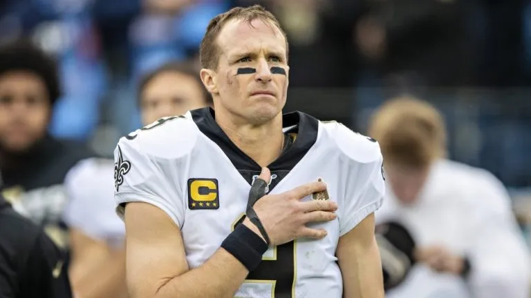 drew brees makes his nbc debut, internet amazed by his new hair