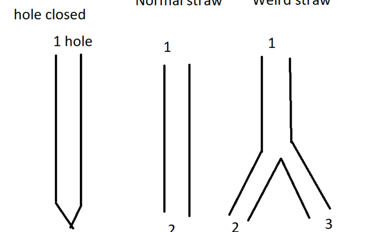 How Many Holes Does a Straw Have